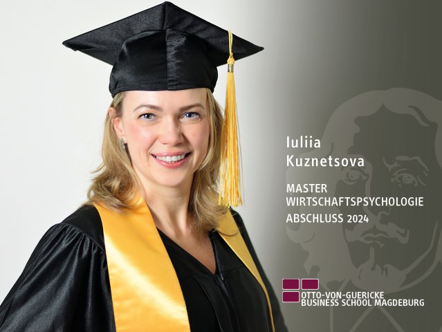 Iuliia Kuznetsova (Master Wirtschaftspsychologie-Abschluss 2024)